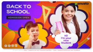 Videohive Back to School Opener 56401715 Video Displays template preview