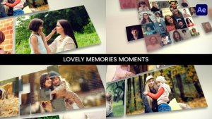Videohive Lovely Memories Moments Video Displays template preview