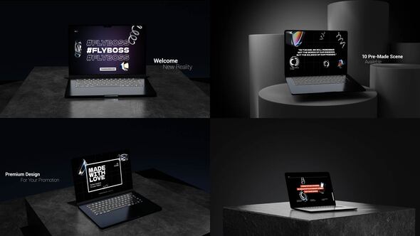 Videohive Laptop Mockup Promo 56459269 Product Promo template preview