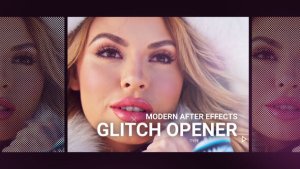 Videohive Modern Glitch Opener 19399117 Video Displays template preview