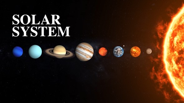 Videohive Solar System Elements template preview