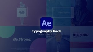 Videohive Typography 47555152 Titles template preview