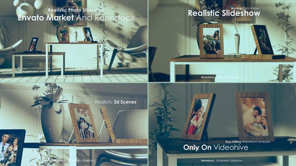 Videohive Realistic Photo Frame V 0.2 Video Displays template preview