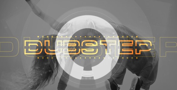Dubstep Logo Video Displays template preview