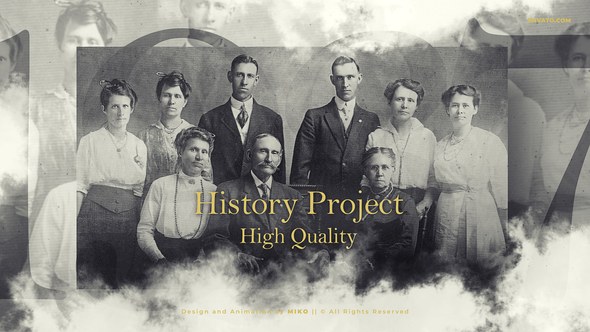 Videohive The History 47420871 Video Displays template preview