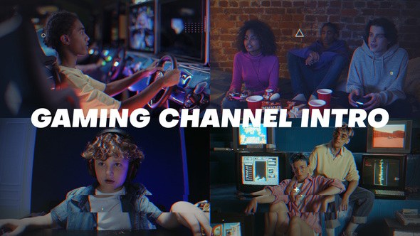 Videohive Gaming Channel Intro Openers template preview