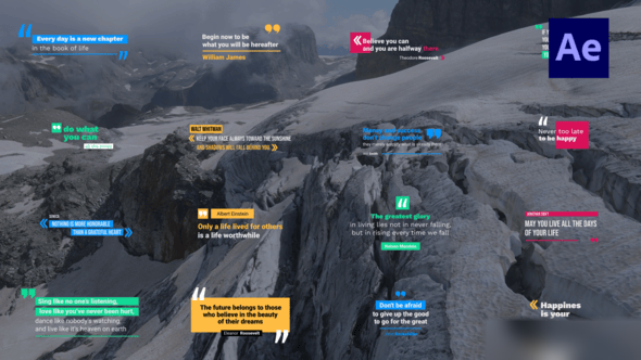 Videohive 16 Corporate Quotes Titles /Ae Titles template preview
