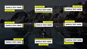 Videohive Simple Call Out After Effects Titles template preview
