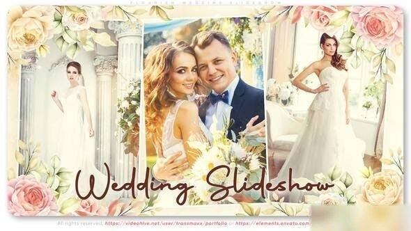 Videohive Flourish Wedding Slideshow Openers template preview