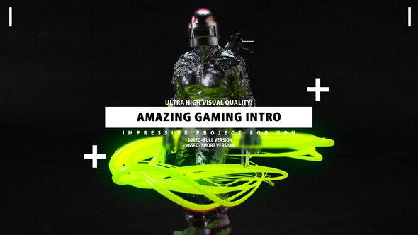 Videohive Gaming Intro - Gamer channel opener Openers template preview