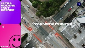 Multiscreen Opener 2.0 mogrT Premiere Pro template preview