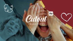 Videohive Paper Cut Out Transitions Elements template preview