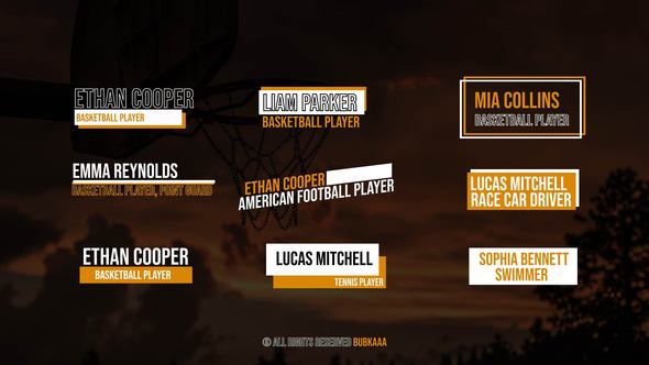 Videohive Lower Thirds for After Effcets Elements template preview