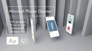 Videohive Minimal Phone Opener Product Promo template preview