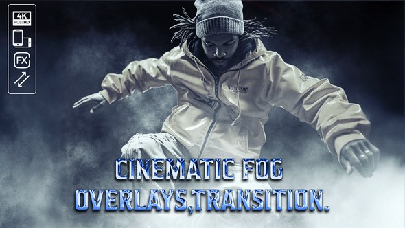 Videohive Cinematic Fog Overlays Transitions Overlays Bundle Vertical Version Included Elements template preview
