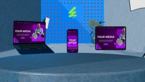 Videohive Dynamic 3D Device Mockup Product Promo template preview