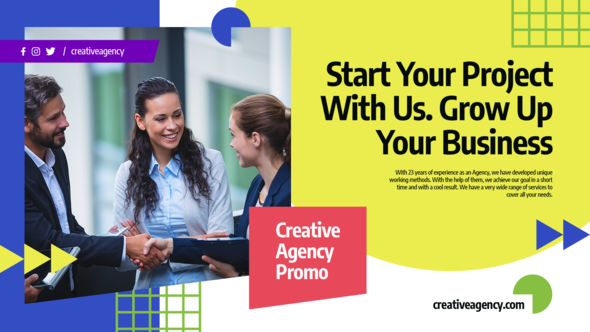 Videohive Creative Agency Slideshow 31789882 Video Displays template preview