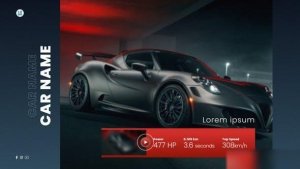 Videohive Car Youtube Channel Intro Openers template preview