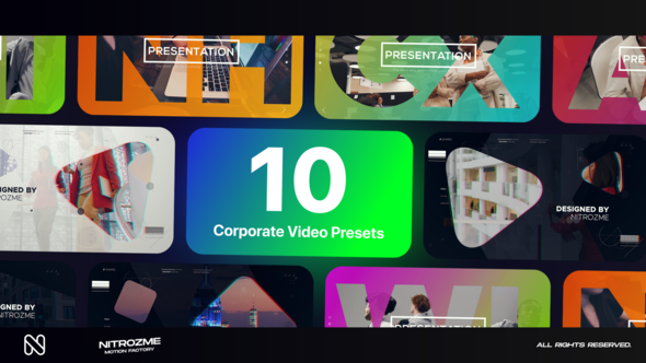 Videohive Corporate Typography Vol. 02 Titles template preview