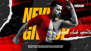 fitness club opener Openers template preview