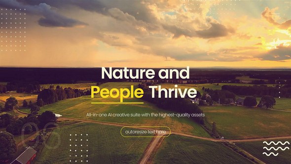Videohive Nature Promo Slideshow Video Displays template preview