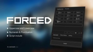 Videohive Animated Typeface - Forced Square Titles template preview