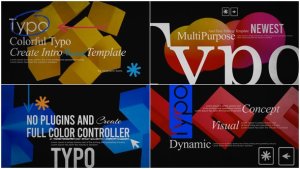 Videohive Colorful Intro 56574337 Titles template preview