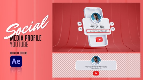Videohive Social Media Profile - Youtube Elements template preview