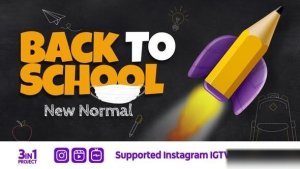 Videohive Back To School New Normal Openers template preview