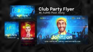 Videohive Club Party Flyer Product Promo template preview