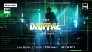 Videohive Sci-Fi Digital Slideshow 39473585 Video Displays template preview