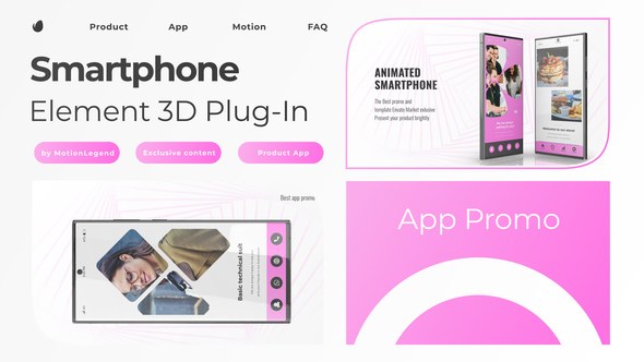 Videohive Clean Mobile Mockup 46401822 Product Promo template preview