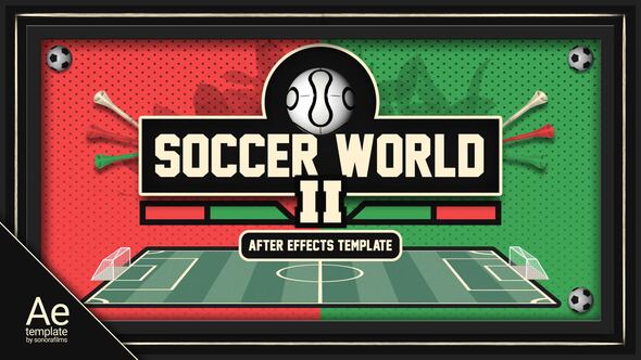 Videohive Soccer World II Broadcast-packages template preview