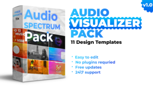 Videohive Audio Visualizer Pack 44892232 Elements template preview