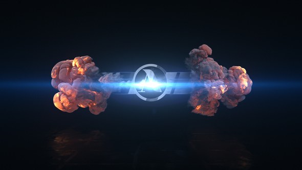 Videohive Short Explosion Logo Logo Stings template preview