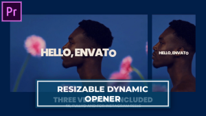 Resizable Instagram Dynamic Opener MOGRT for Premier Pro Premiere Pro template preview