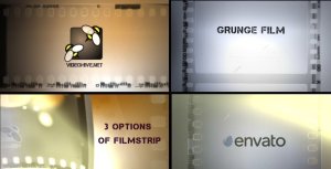 Videohive Grunge Film Logo Logo Stings template preview
