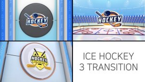 Videohive Ice Hockey Logo Transition Elements template preview