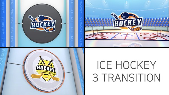 Videohive Ice Hockey Logo Transition Elements template preview