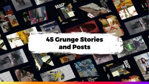 Videohive 45 Grunge Instagram Stories Product Promo template preview