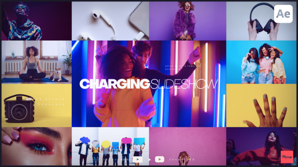 Videohive Charging Slideshow Broadcast-packages template preview