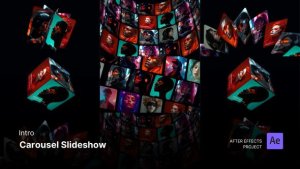 Videohive Carousel Slideshow After Effects Template Openers template preview