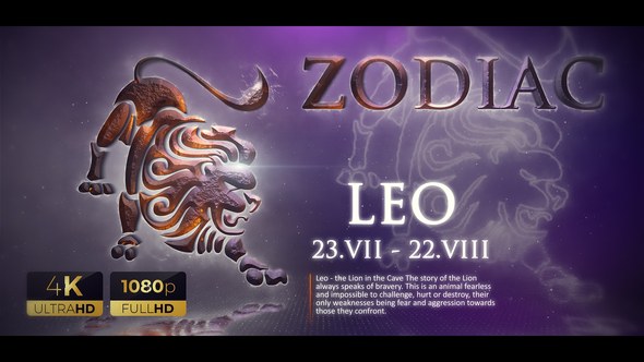 Videohive Zodiac Video Displays template preview