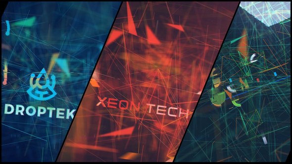 Videohive Chaos Technology Abstract Logo Logo Stings template preview