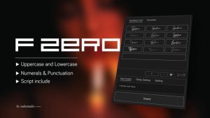 Videohive Animated Typeface - FZero GX Menu Font Titles template preview