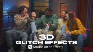 Videohive 3D Glitch Effect Ae Elements template preview