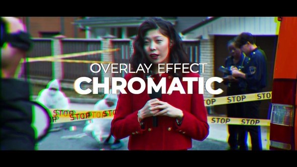 Chromatic Overlay | MOGRT Premiere Pro template preview