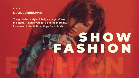 Videohive Fashion Promo Slideshow Video Displays template preview