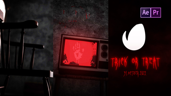 Videohive Halloween Horror Logo Reveal 40329289 Elements template preview