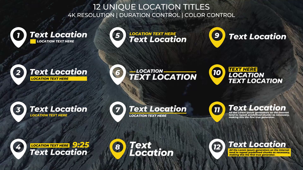 Videohive Location Titles 1.0 Titles template preview